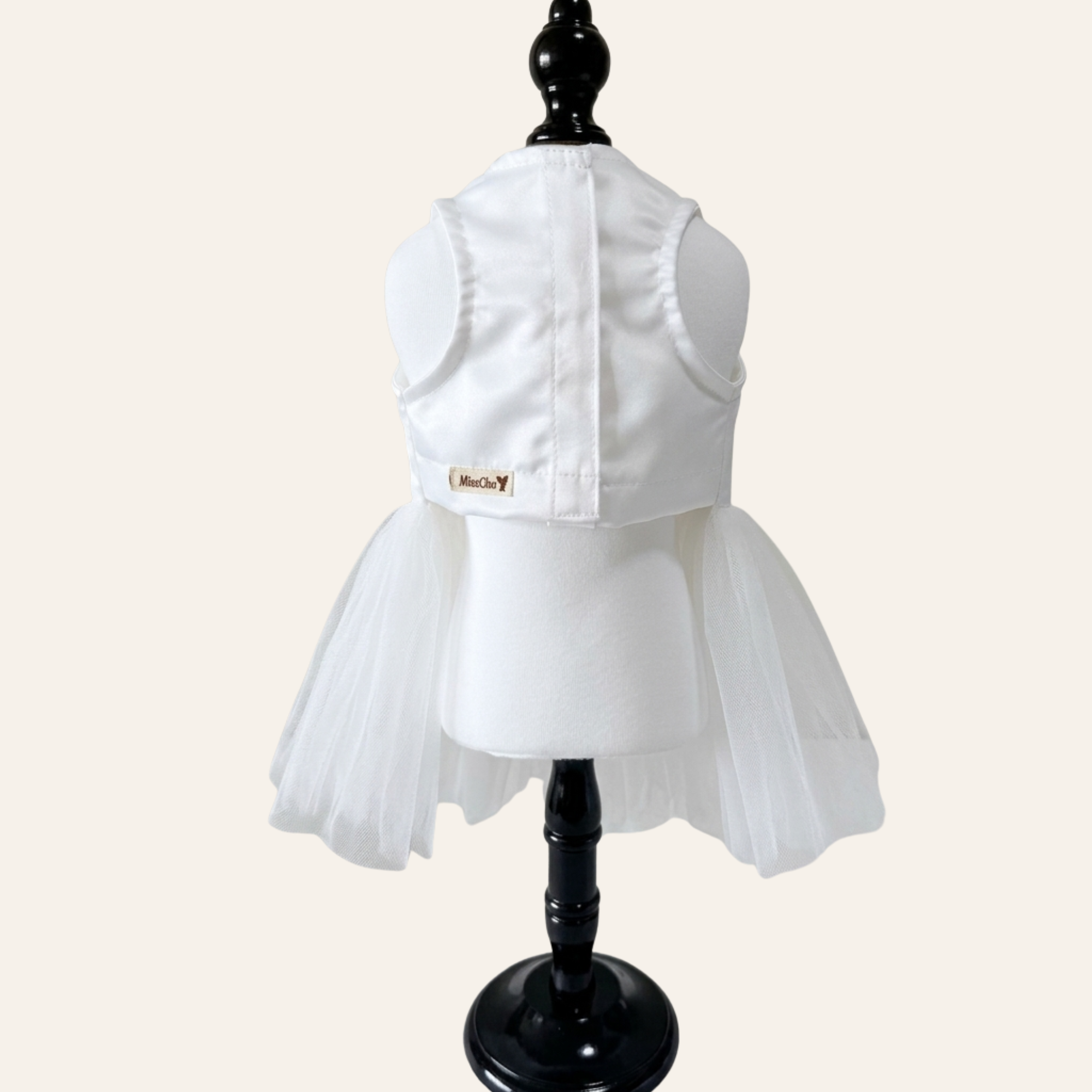 Dream Tutu Pet Dress Collection – Ivory/Sage Mint