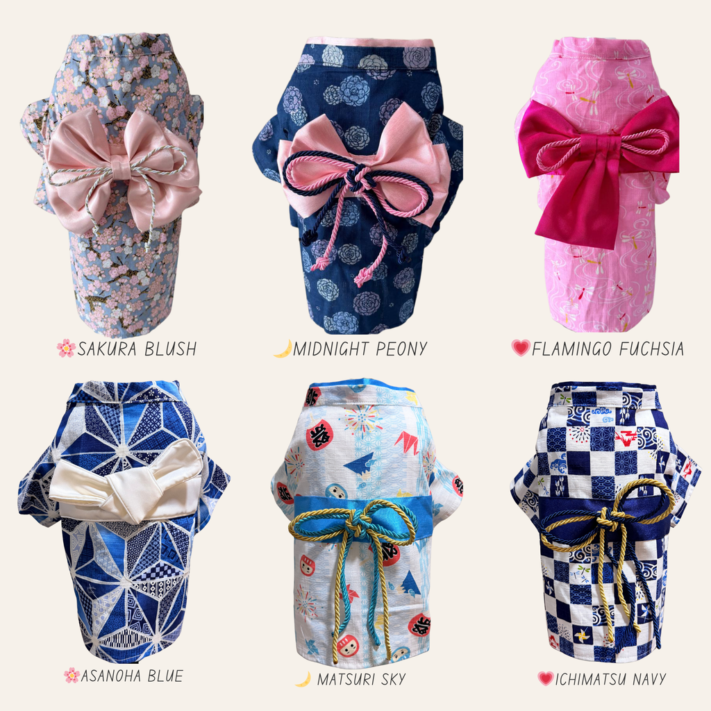 Sakura Bow Kimono & Yukata Collection (6 Designs)
