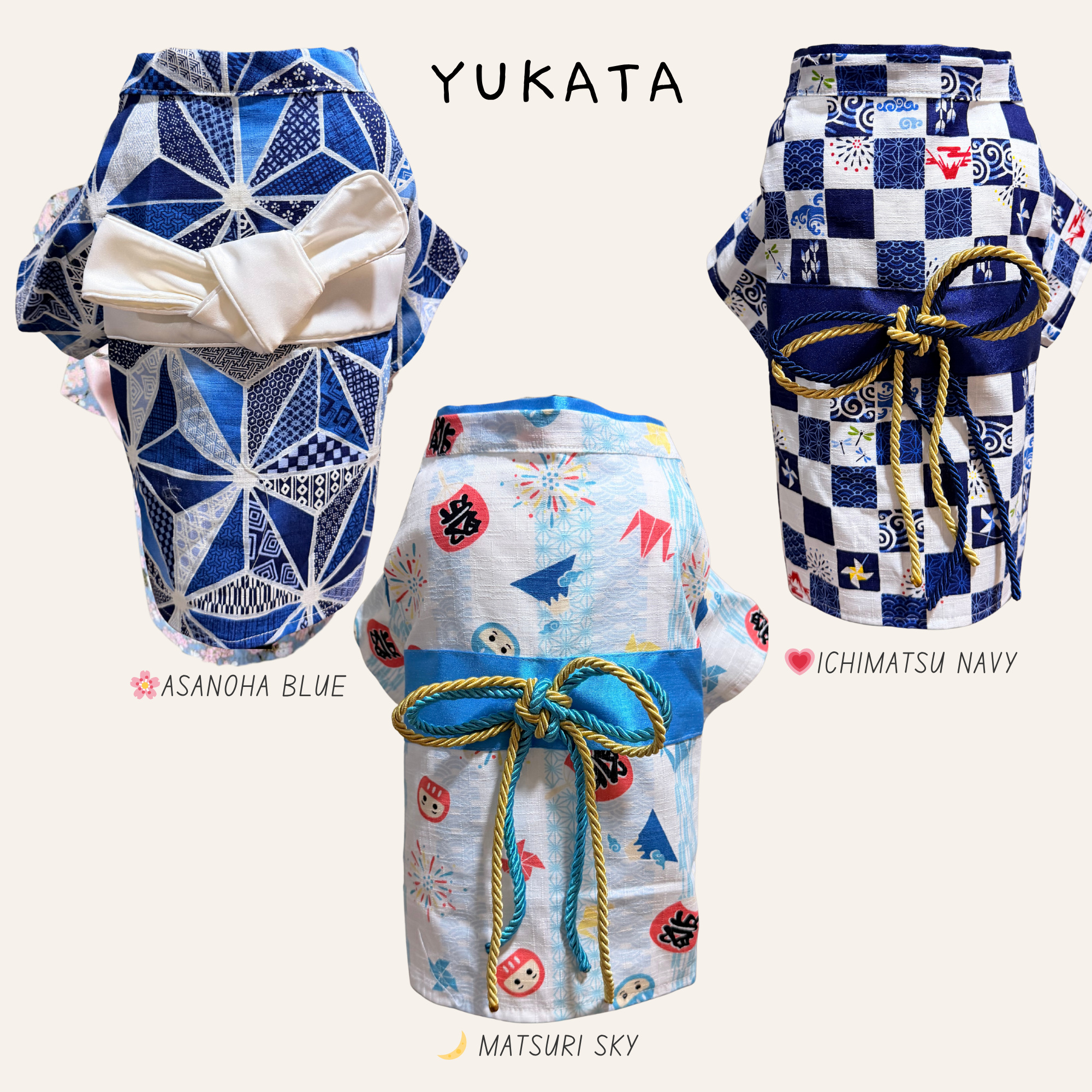 Sakura Bow Kimono & Yukata Collection (6 Designs)