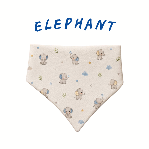 Elephant Scrunchie Bandana