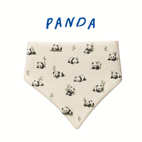 Panda Scrunchie Bandana (water-repellent)