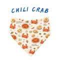 Chili Crab Scrunchie Bandana (water-repellent)