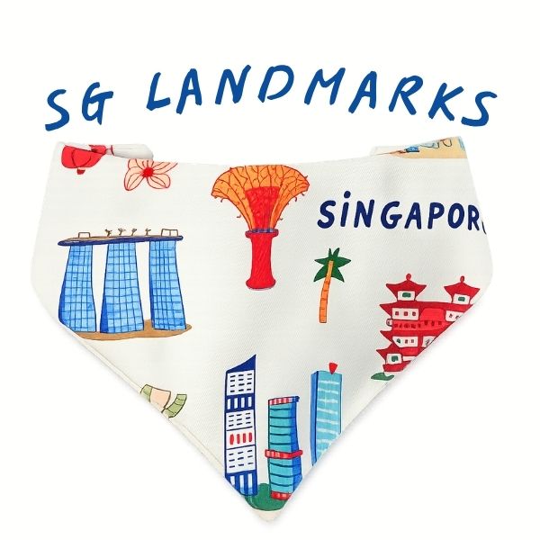 SG Landmarks Scrunchie Bandana (water-repellent)