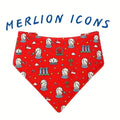 Merlion Icons Scrunchie Bandana (water-repellent)