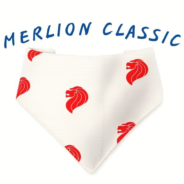 Merlion Classic Scrunchie Bandana (water-repellent)
