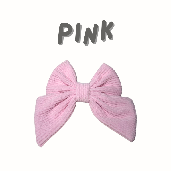 Pastel Sailor Bow (Velcro-On Collar & Harness Accessory)