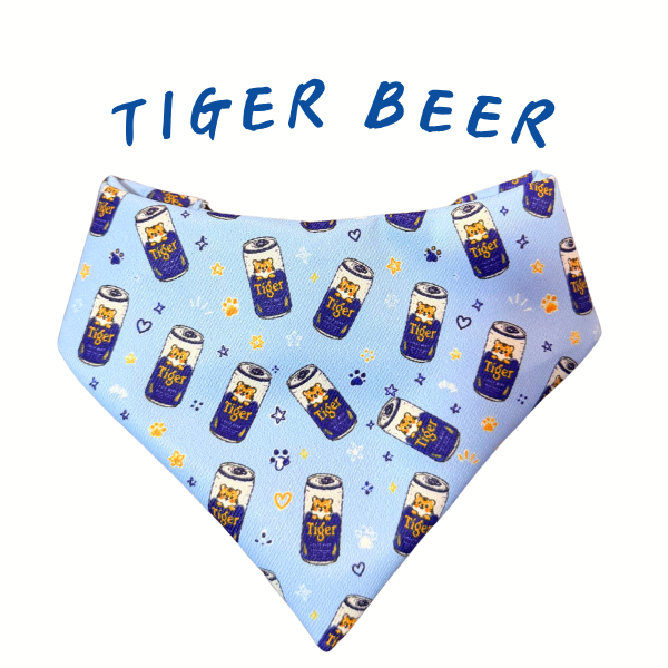 Tiger Beer Scrunchie Bandana