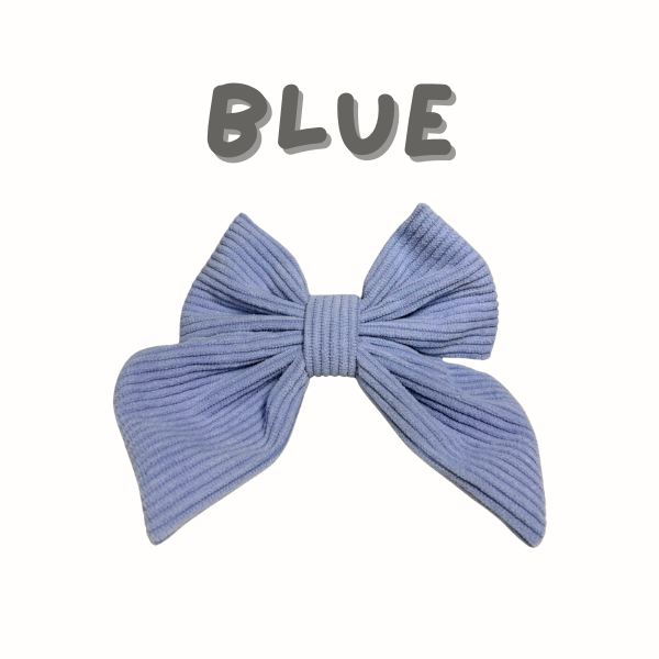 Pastel Sailor Bow (Velcro-On Collar & Harness Accessory)