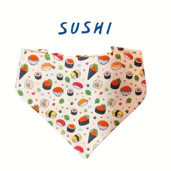 Sushi Scrunchie Bandana