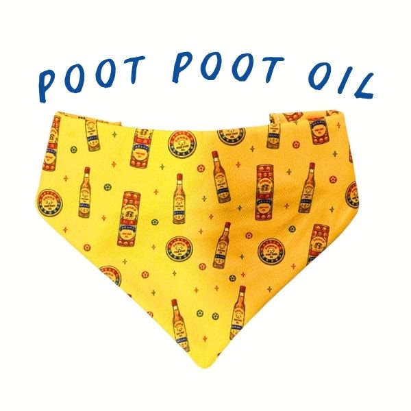 Poot Poot Oil Scrunchie Bandana