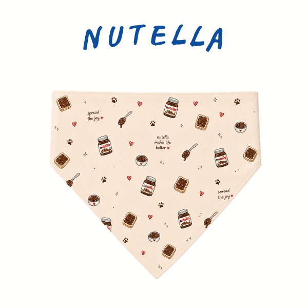 Nutella Scrunchie Bandana (water-repellent)