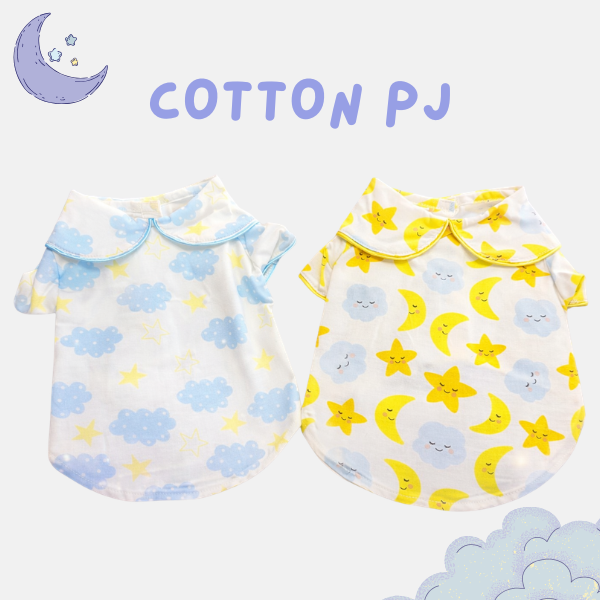 Sweet Dreams Cloud & Moon Soft Cotton Pajama Tee