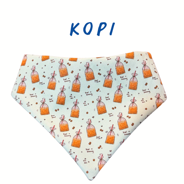 Kopi Scrunchie Bandana